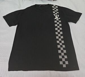 Black Louis Vuitton Checkered Men's Shirt